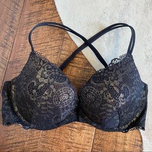 VS Very Sexy Shimmer Push Up Bra